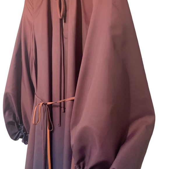 STAUD Ombre Moray Dress - Tawny Port - Picture 4 of 7